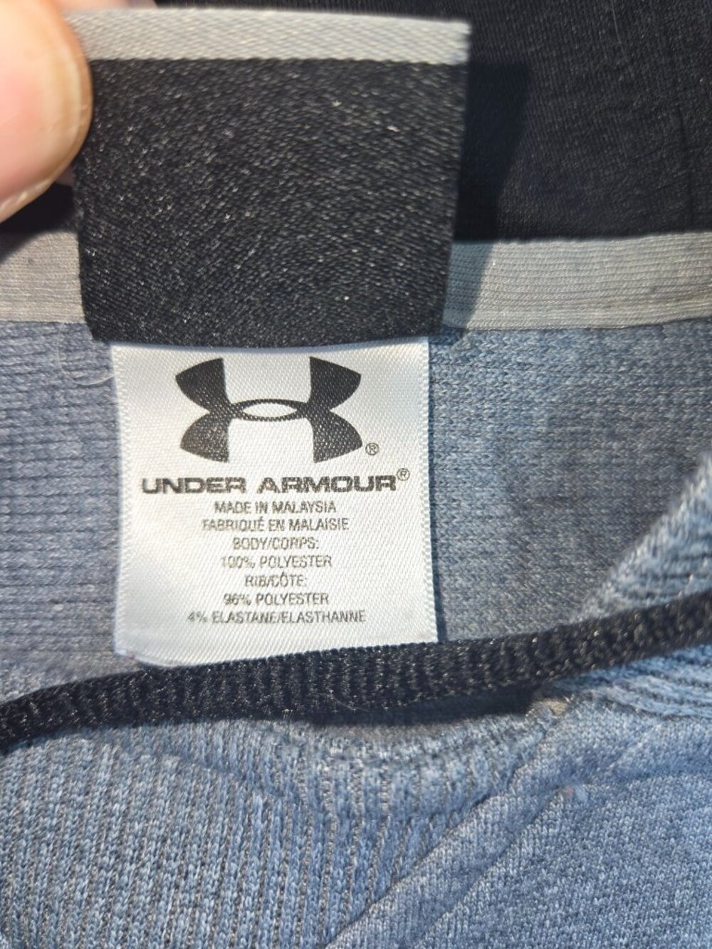Under Armour Mens Grey Performance Hoodie 3XL With Black Accents - Picture 5 of 7